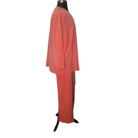 Susan Graver Pant Suit Two Piece Plus Size - Picture 2 of 9